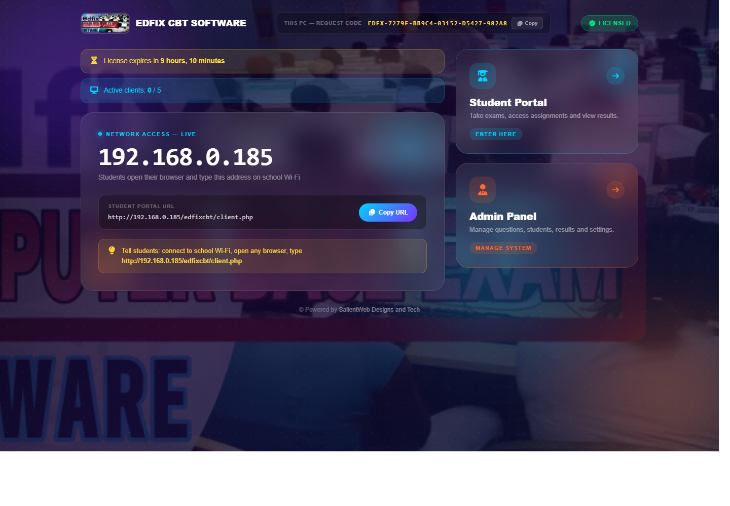EDFIX CBT server hub interface